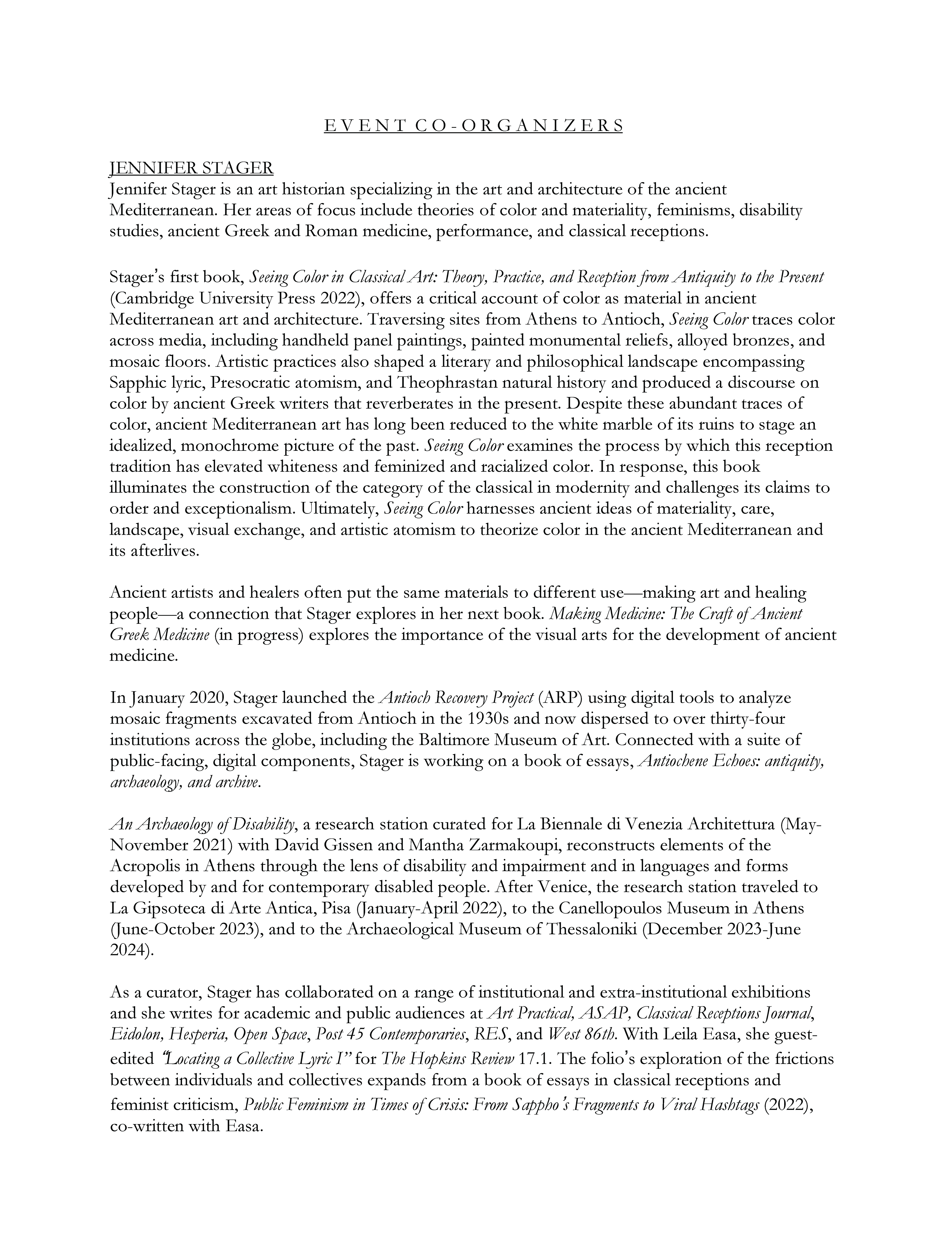 Unwrung Concert Program Booklet